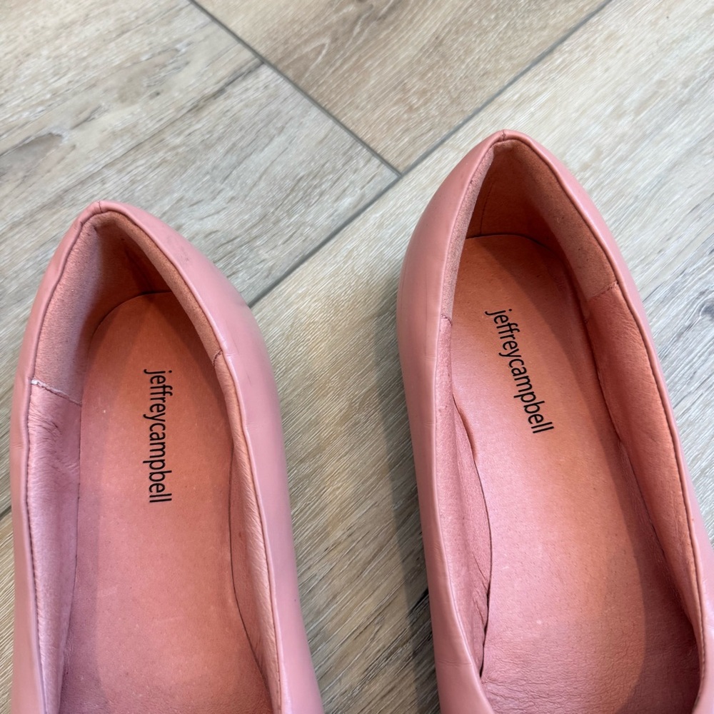 NWOB Jeffrey Campbell Bow-Out Ballet Flat in Pink, Size 8 - Picture 6 of 14
